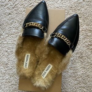 Steve Madden Mules with faux fur lining